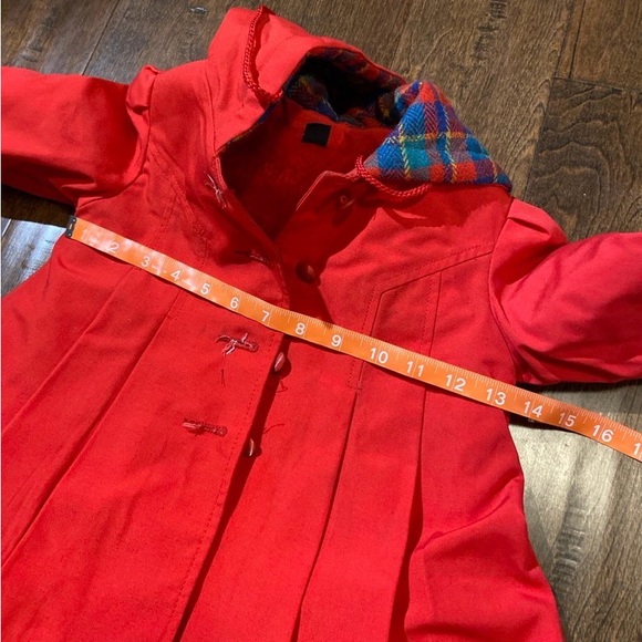 Vintage Rothschild winter coat pleated Sz 2 Union made Christmas lined - Picture 9 of 10